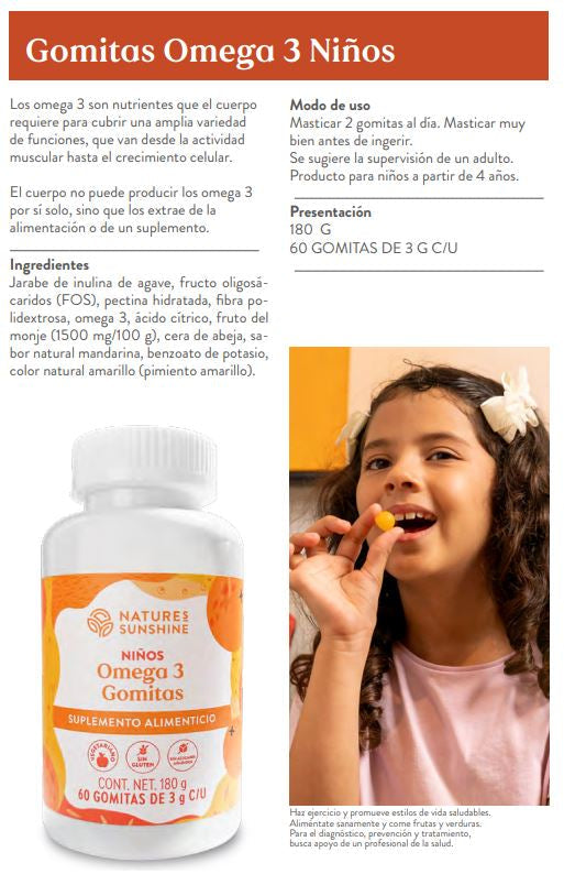 GOMITAS VITAMINA C Y OMEGA