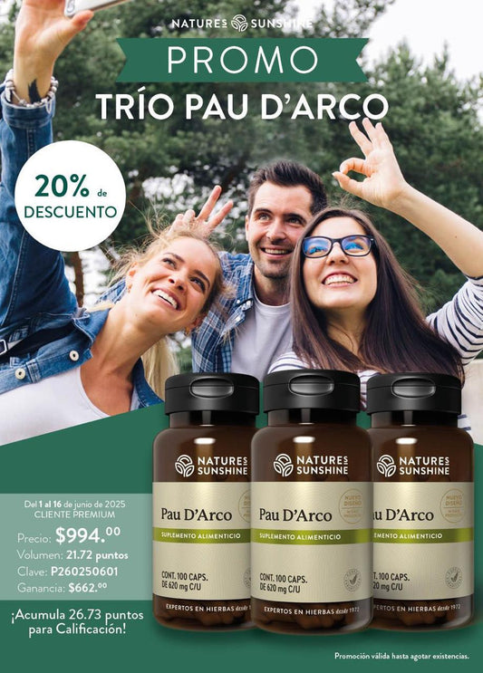 PROMOCION TRIO PAU DE ARCO