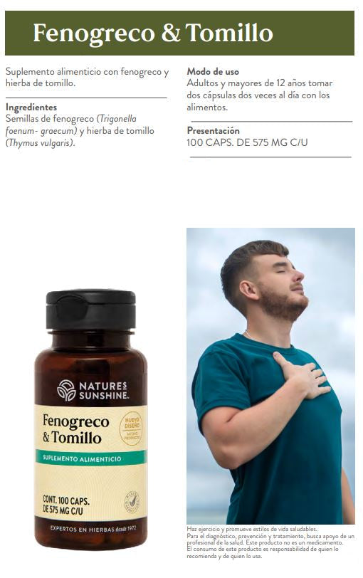 Fenogreco & Tomillo
